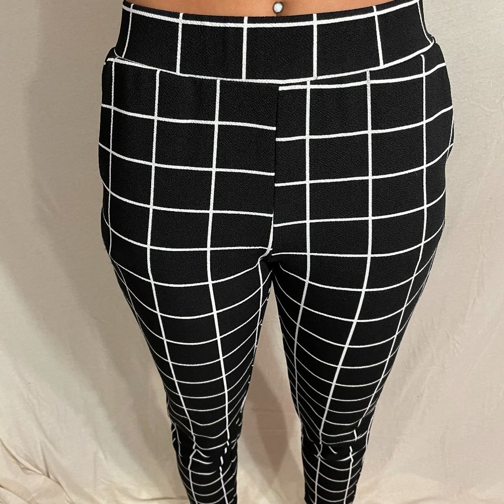 Plaid Business Pants